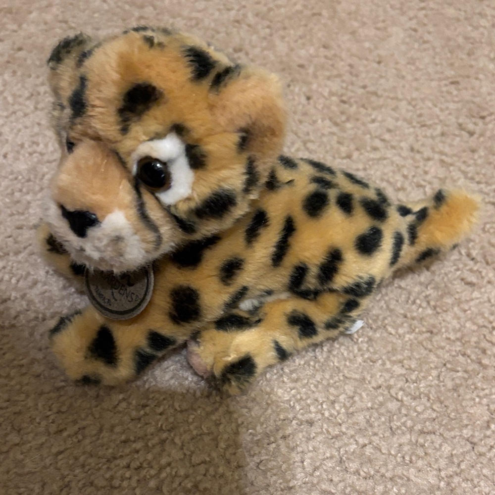 Cheetah  Print Plush Toy